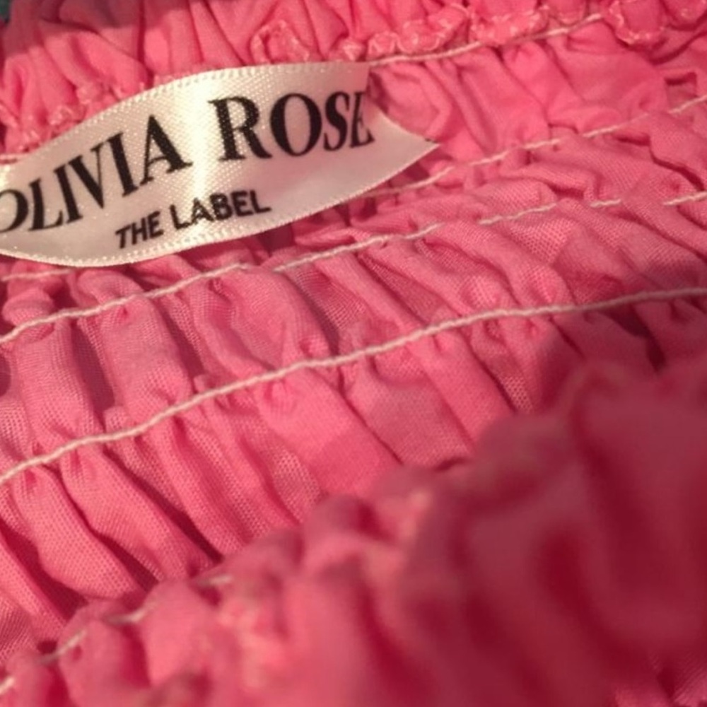 OLIVIA ROSE THE LABEL Esmerelda princess Puff sleeve blouse Top PINK - Picture 2 of 5